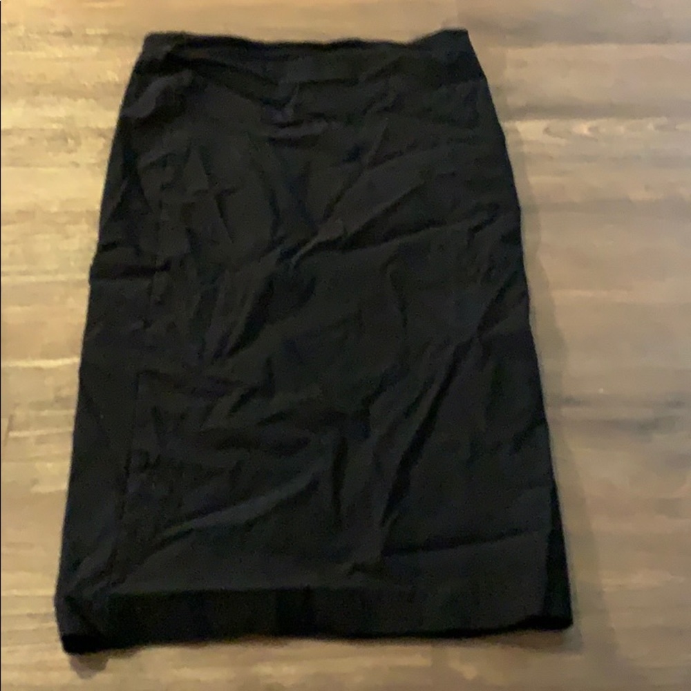Black pencil skirt
